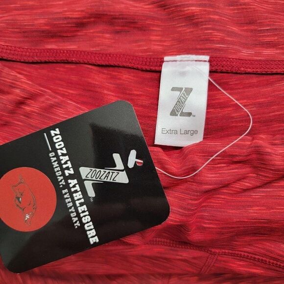 NEW ZOOZATZ ATHLEISURE - XL - Women's Arkansas Razorbacks Leggings - Picture 4 of 5